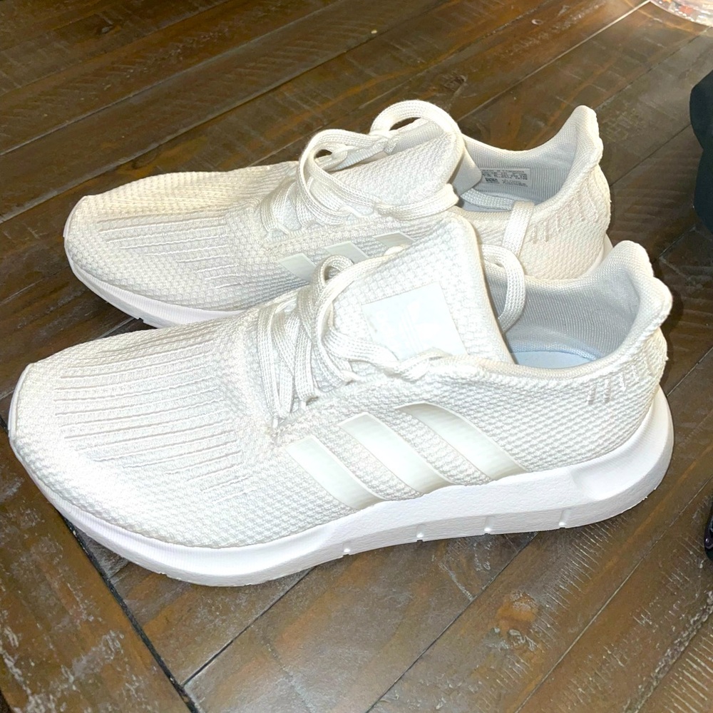 Kids White Adidas Sneaker